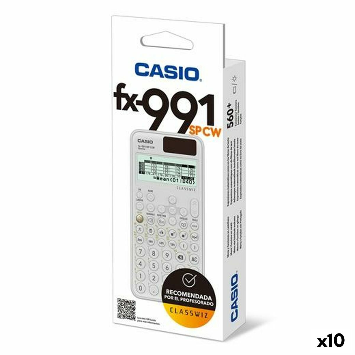 Calculadora Científica Casio FX-991SPCW (10 Unidades)
