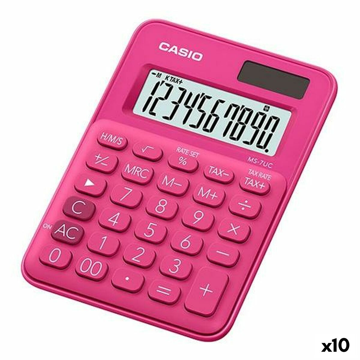 Calculadora Casio Rojo (10 Unidades)
