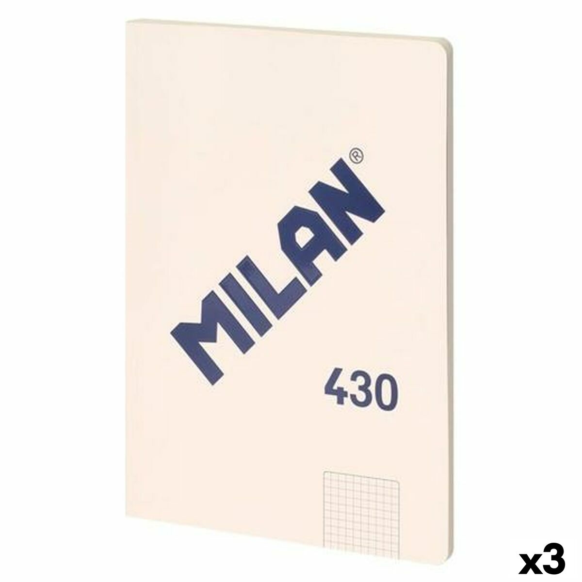 Libreta Milan SERIE 1918 Beige A4 48 Hojas (3 Unidades)