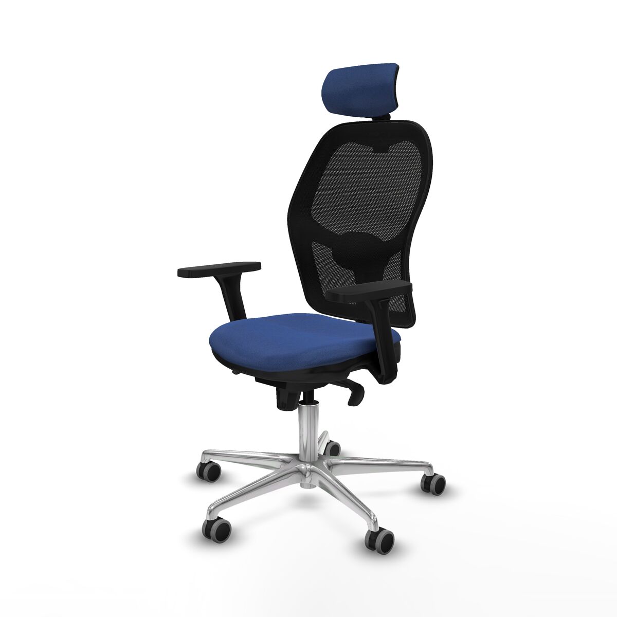 Silla de Oficina con Cabecero Jorquera Piqueras y Crespo 3D086G2 Azul marino