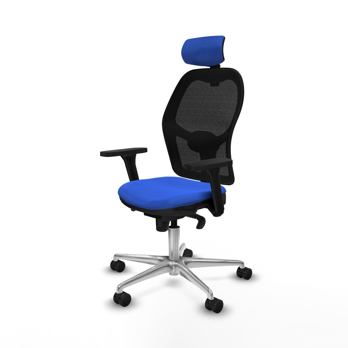 Silla de Oficina con Cabecero Jorquera Piqueras y Crespo 3D086N2 Azul