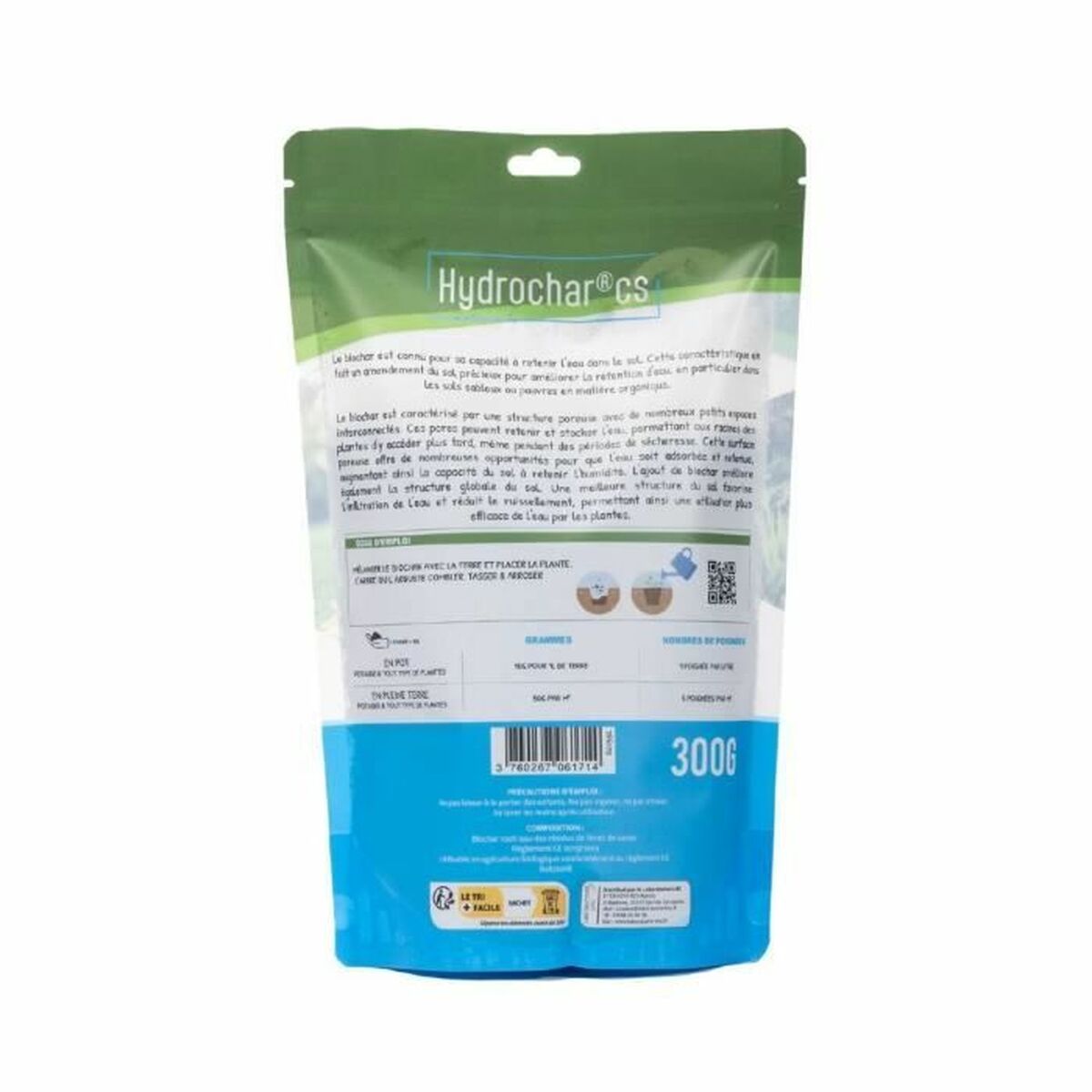 Fertilizante para plantas TERRA NOSTRA Hydrochar CS Universal 400 g