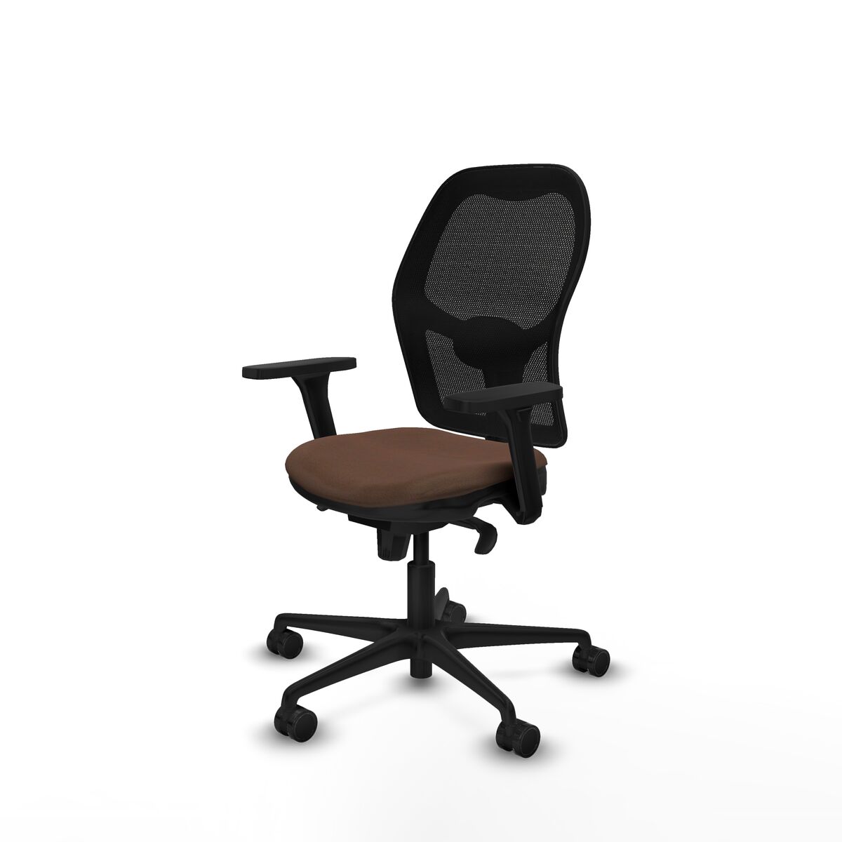 Silla de Oficina Jorquera Piqueras y Crespo 3D036N0 Negro Marrón oscuro