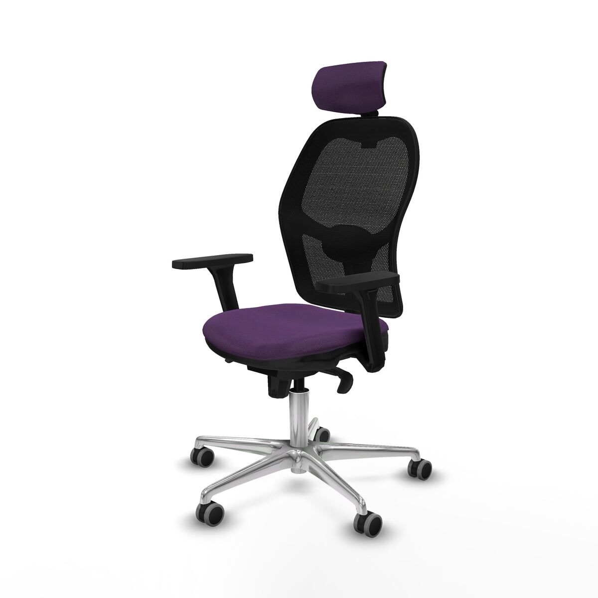 Silla de Oficina con Cabecero Jorquera Piqueras y Crespo 3D086G2 Morado