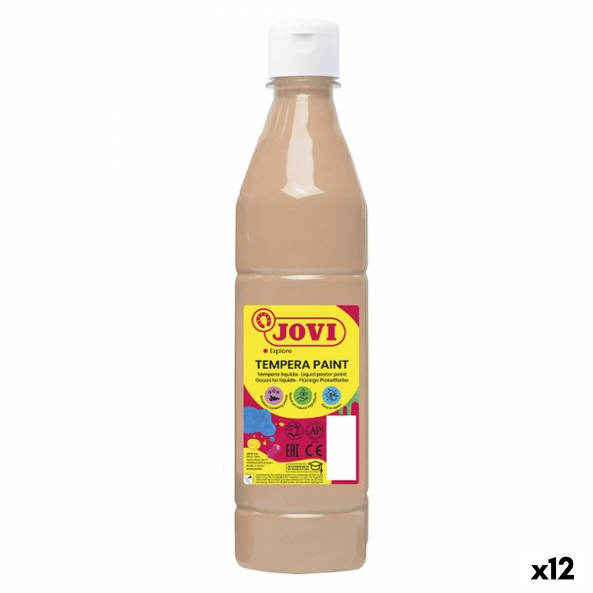 Témpera Jovi Carne 500 ml (12 Unidades)