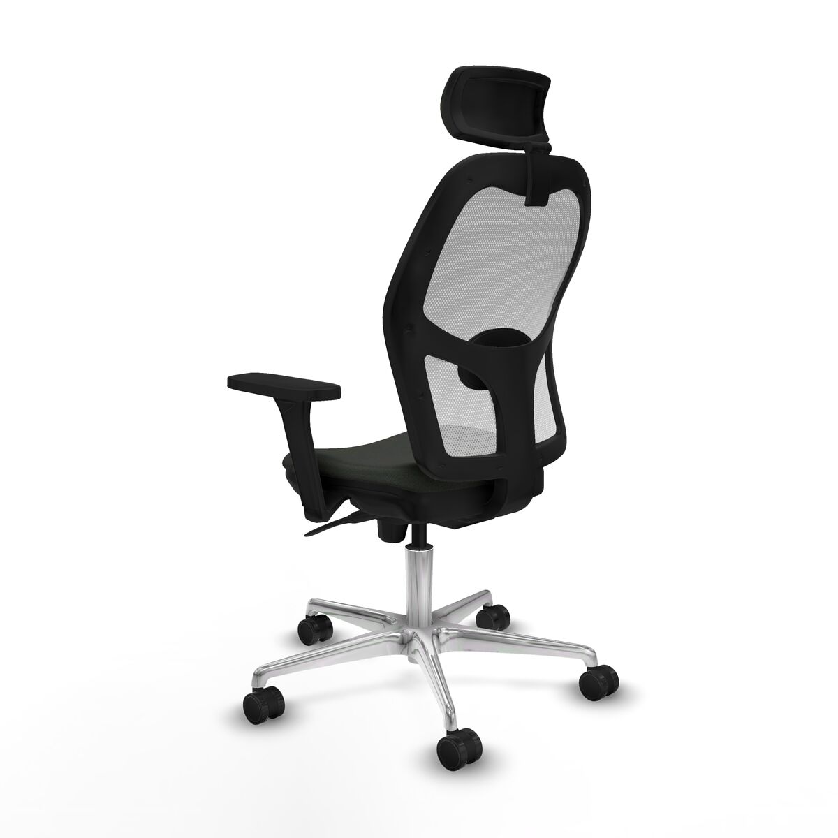 Silla de Oficina con Cabecero Jorquera Piqueras y Crespo 3D086N2 Negro
