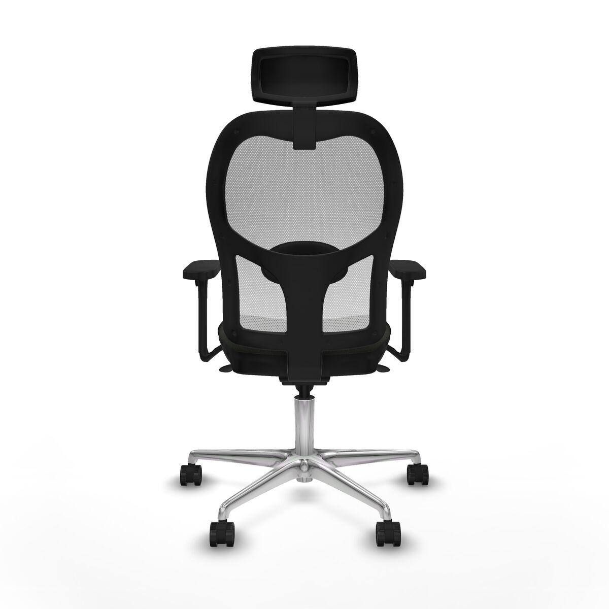 Silla de Oficina con Cabecero Jorquera Piqueras y Crespo 3D086N2 Negro