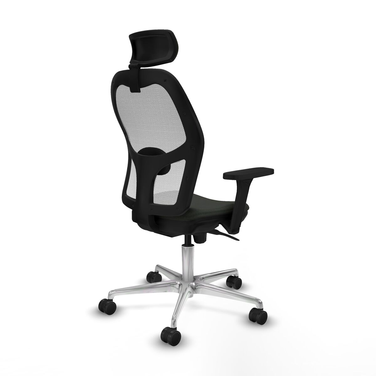 Silla de Oficina con Cabecero Jorquera Piqueras y Crespo 3D086N2 Negro