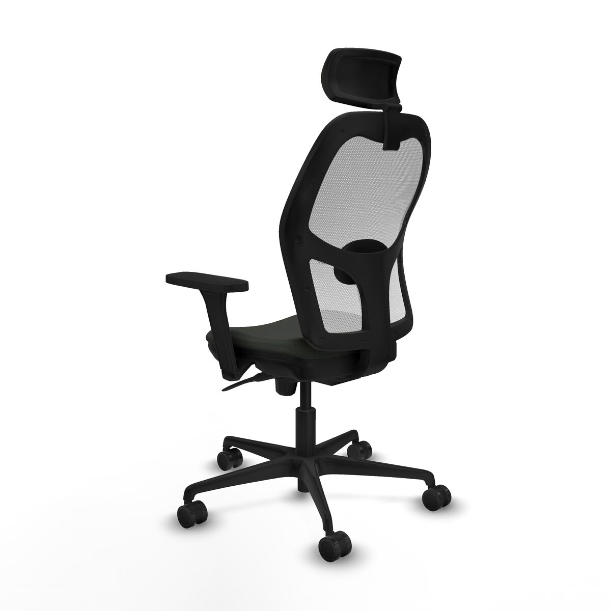Silla de Oficina con Cabecero Jorquera Piqueras y Crespo 3D036N2 Negro
