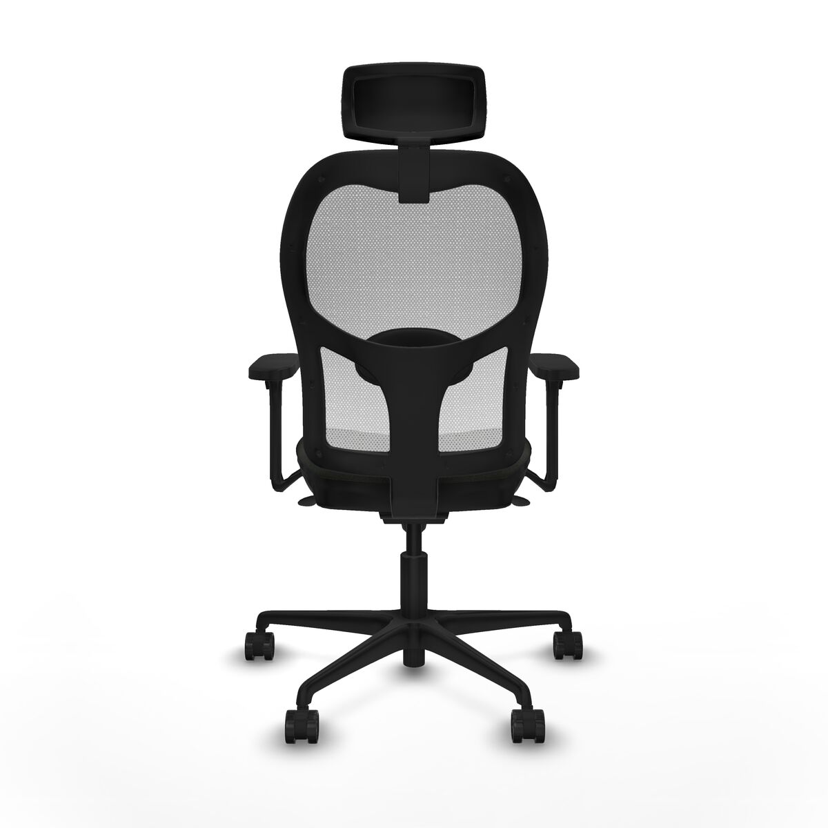 Silla de Oficina con Cabecero Jorquera Piqueras y Crespo 3D036N2 Negro