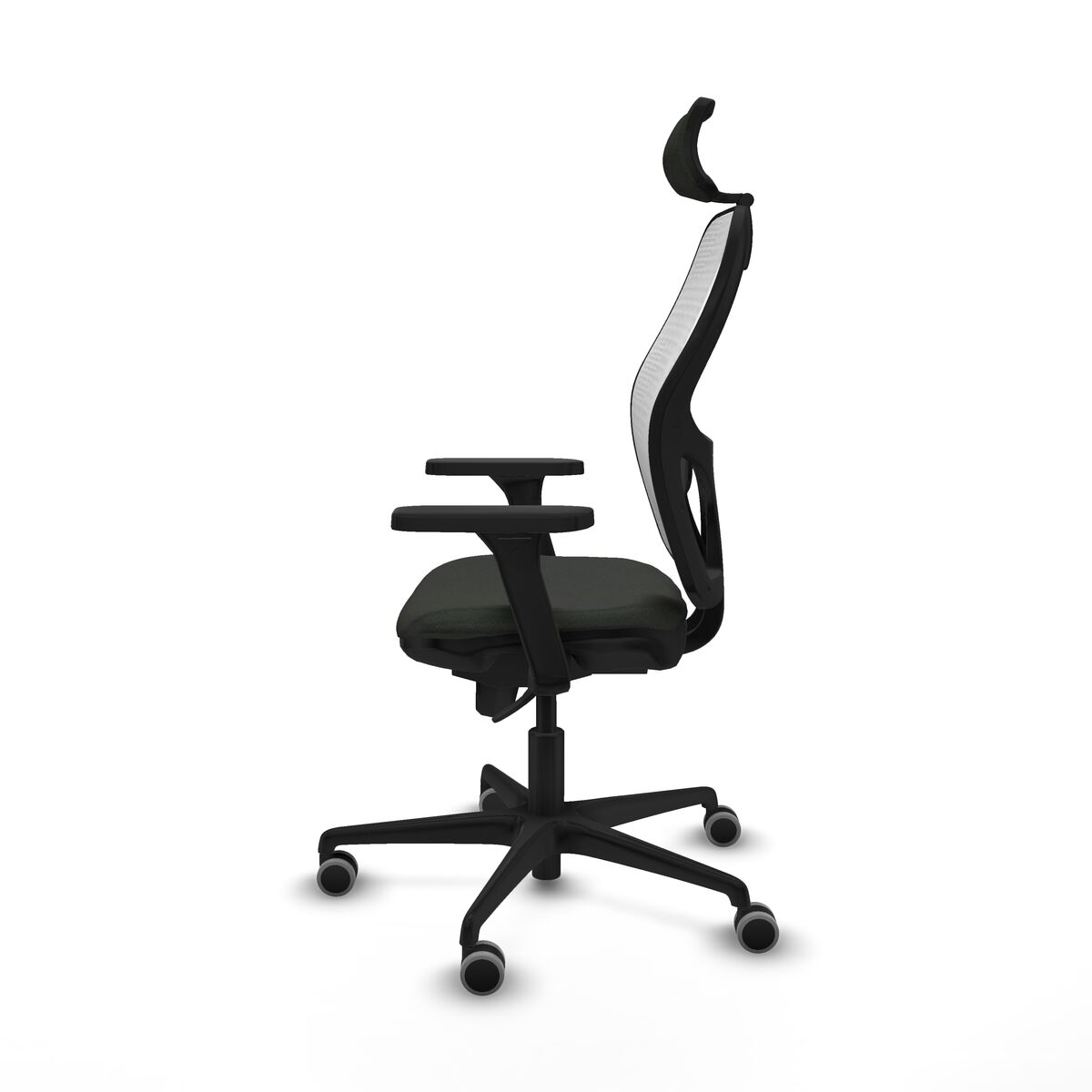 Silla de Oficina con Cabecero Jorquera Piqueras y Crespo 3D036G2 Negro