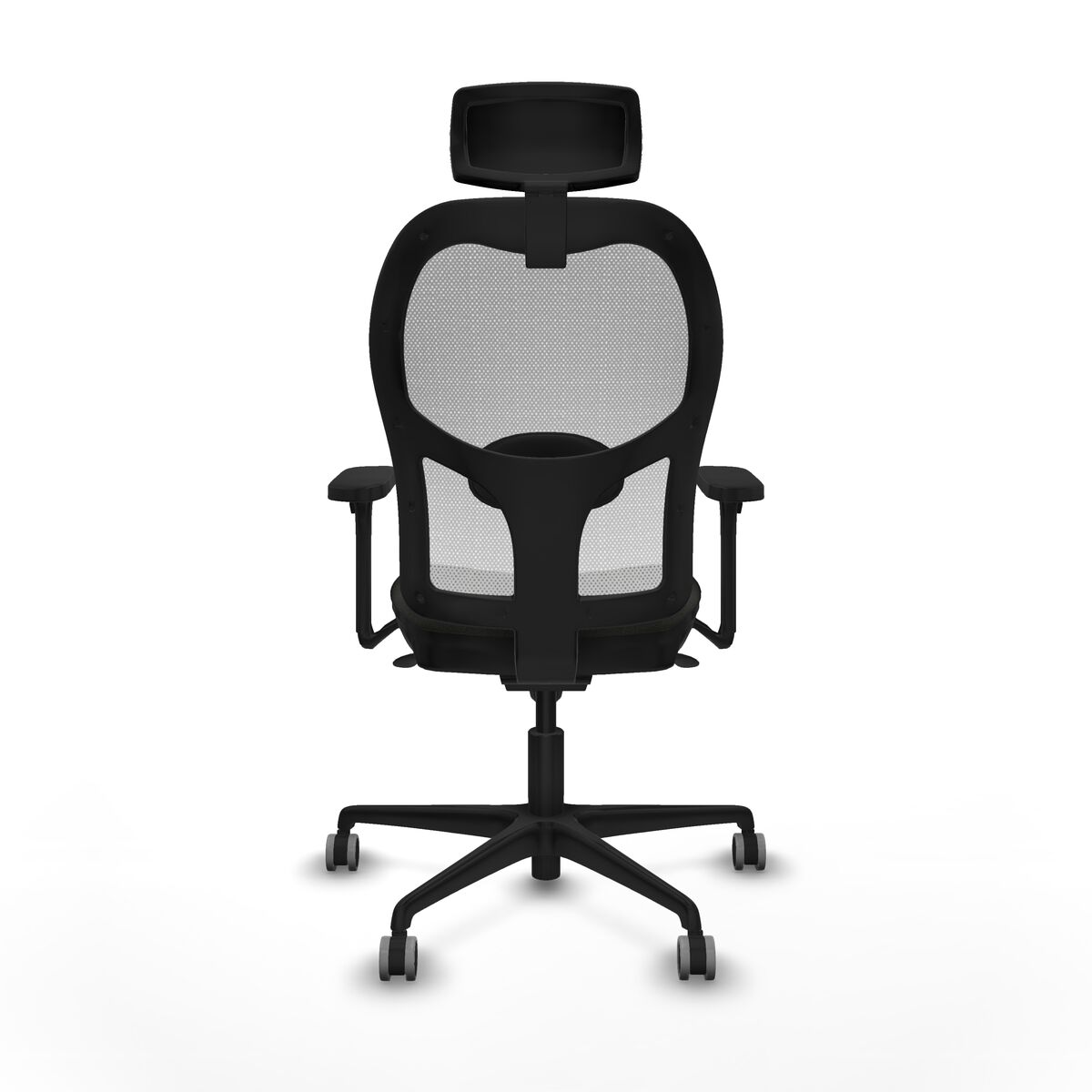 Silla de Oficina con Cabecero Jorquera Piqueras y Crespo 3D036G2 Negro