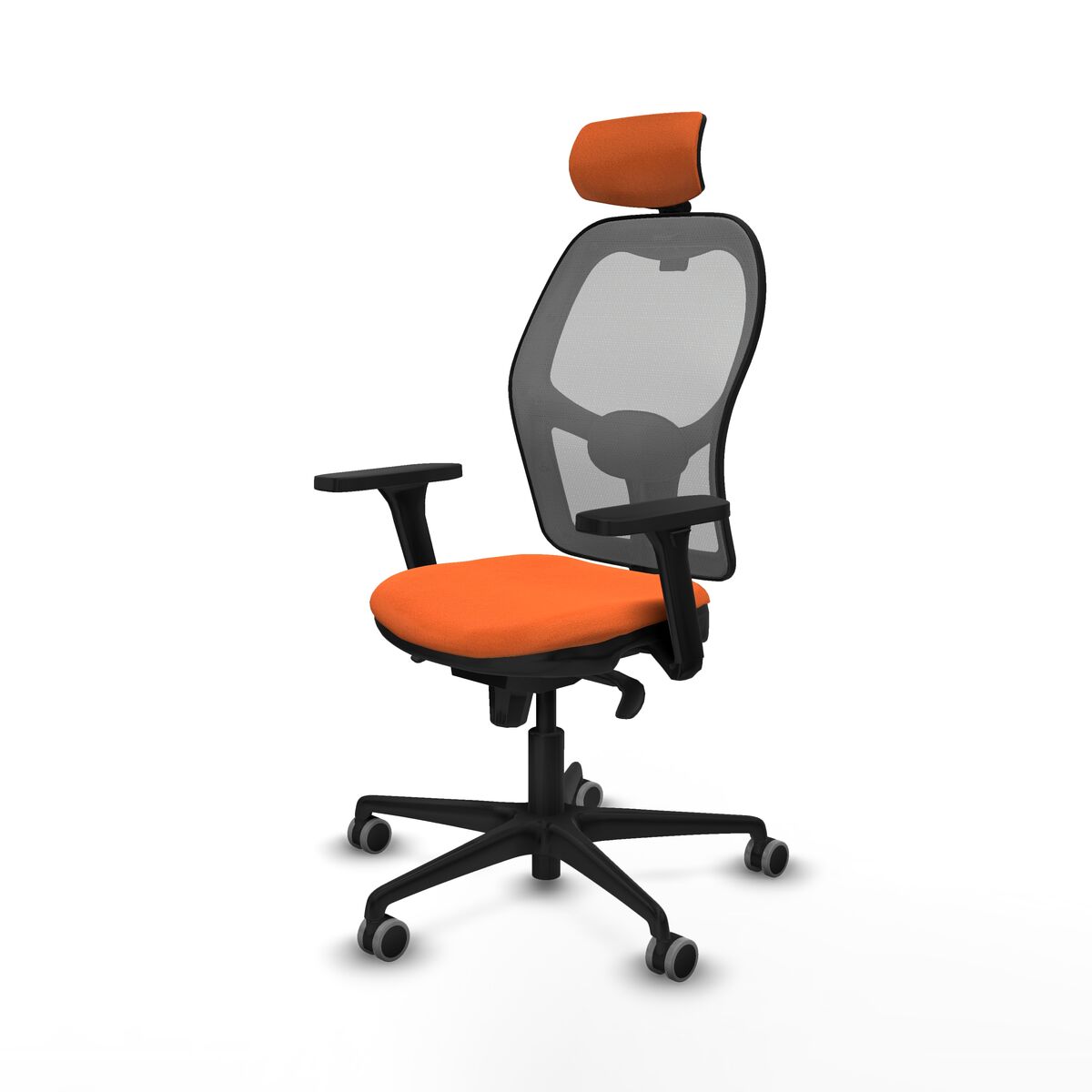 Silla de Oficina con Cabecero Jorquera Piqueras y Crespo 3D036G2 Naranja
