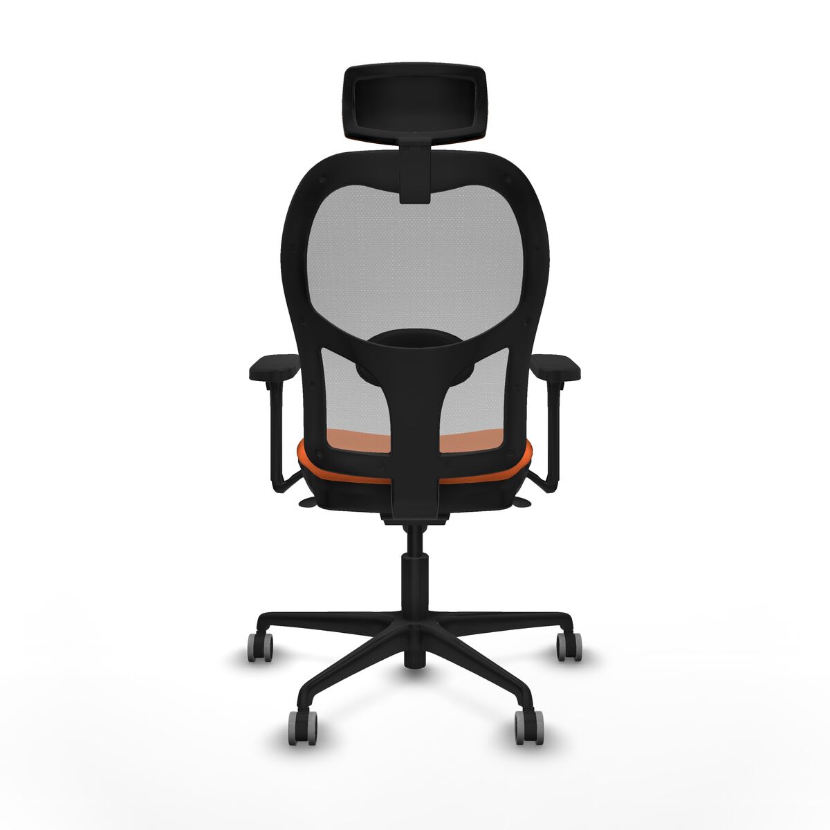 Silla de Oficina con Cabecero Jorquera Piqueras y Crespo 3D036G2 Naranja