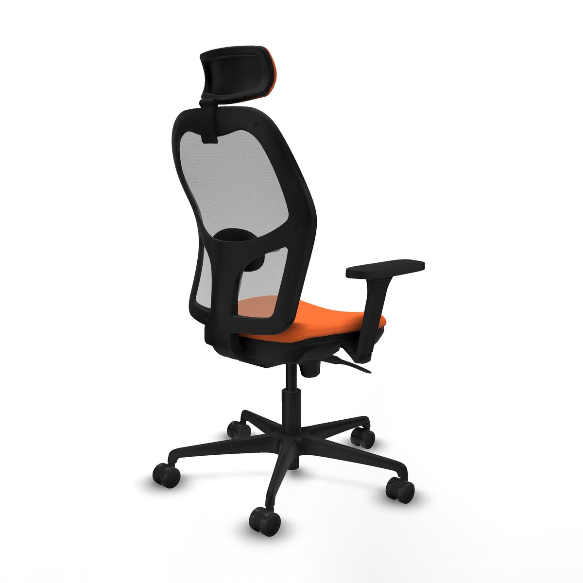 Silla de Oficina con Cabecero Jorquera Piqueras y Crespo 3D036N2 Naranja