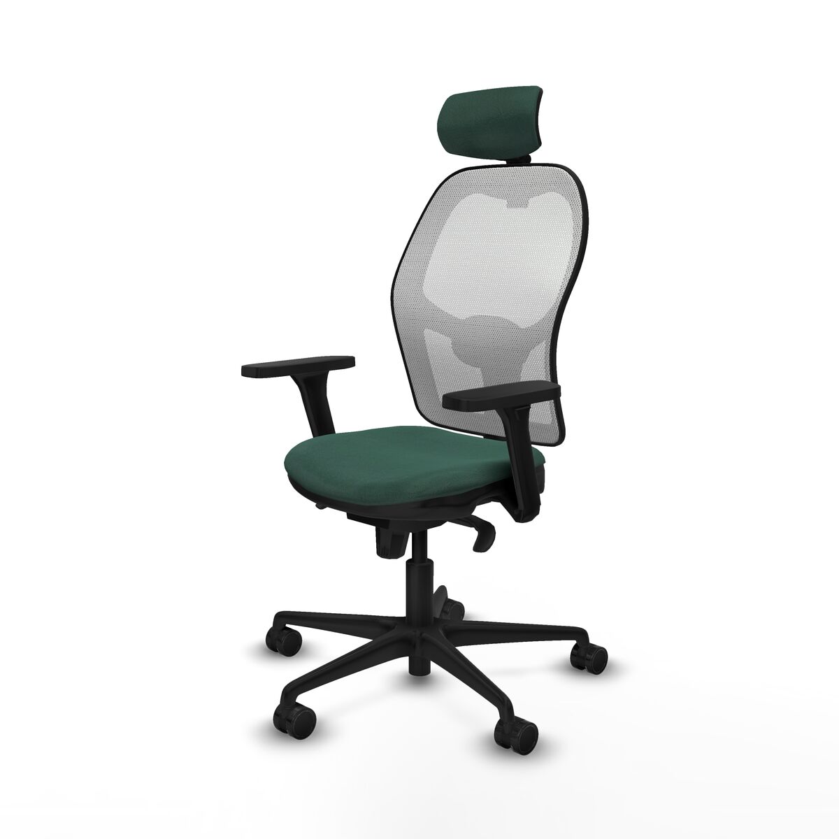 Silla de Oficina con Cabecero Jorquera Piqueras y Crespo 3D036N2 Verde