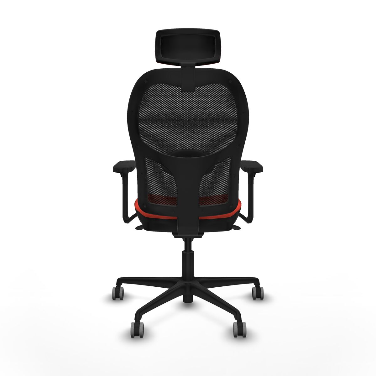 Silla de Oficina con Cabecero Jorquera Piqueras y Crespo 3D036G2 Naranja Oscuro