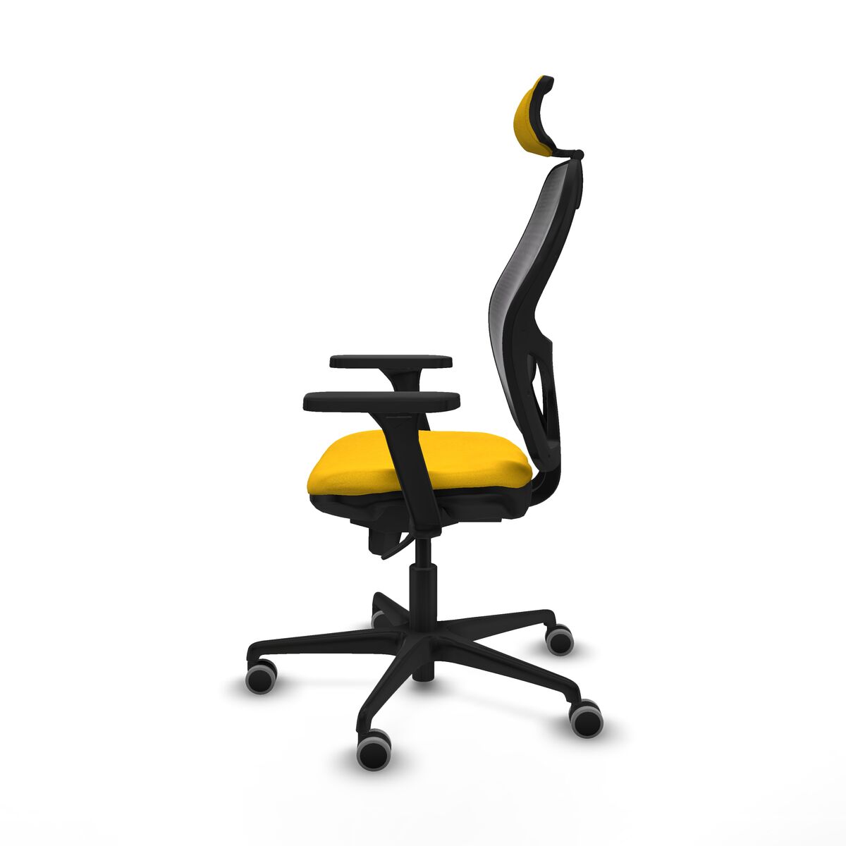 Silla de Oficina con Cabecero Jorquera Piqueras y Crespo 3D036G2 Amarillo