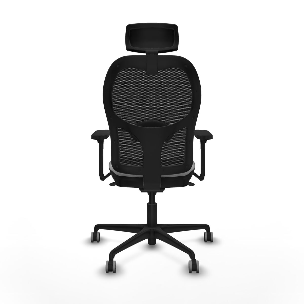 Silla de Oficina con Cabecero Jorquera Piqueras y Crespo 3D036G2 Gris claro