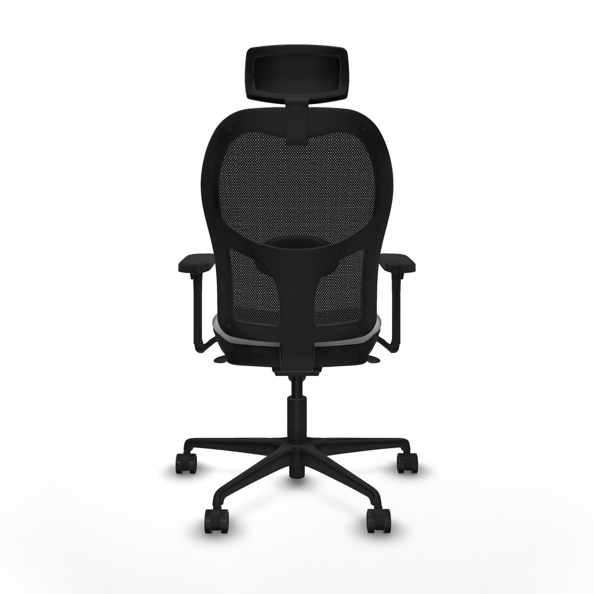 Silla de Oficina con Cabecero Jorquera Piqueras y Crespo 3D036N2 Gris claro