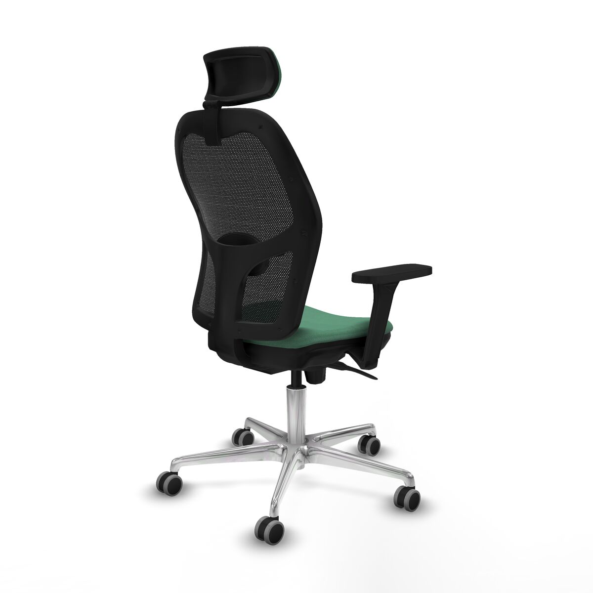 Silla de Oficina con Cabecero Jorquera Piqueras y Crespo 3D086G2 Verde Esmeralda