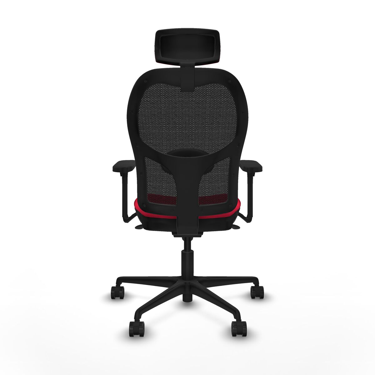 Silla de Oficina con Cabecero Jorquera Piqueras y Crespo 3D036N2 Rojo