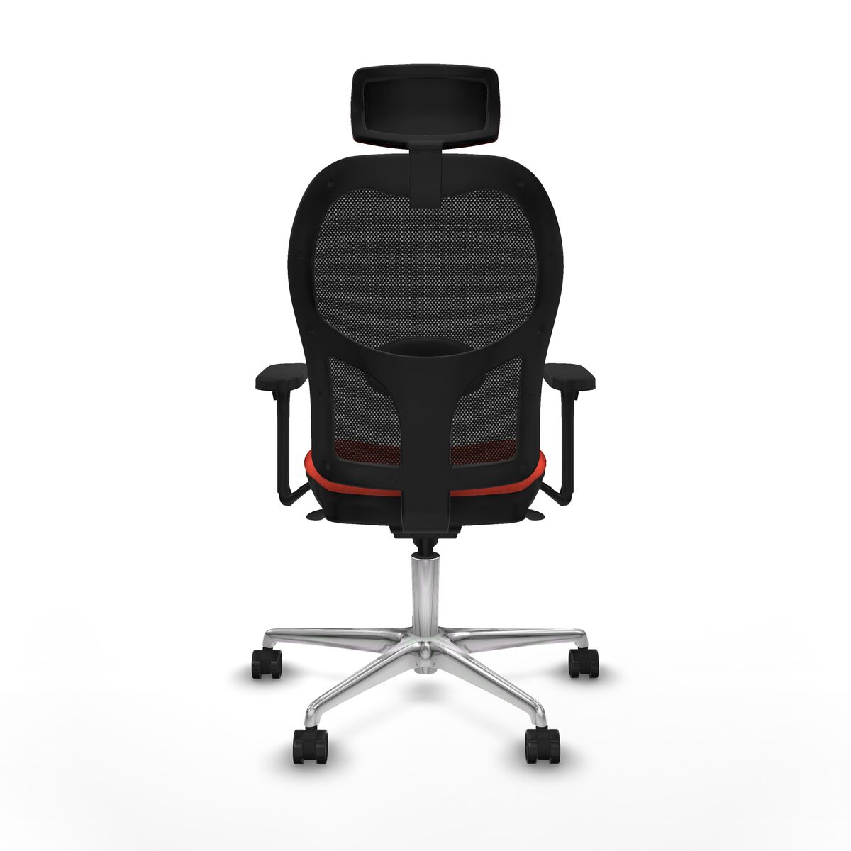 Silla de Oficina con Cabecero Jorquera Piqueras y Crespo 3D086N2 Naranja Oscuro