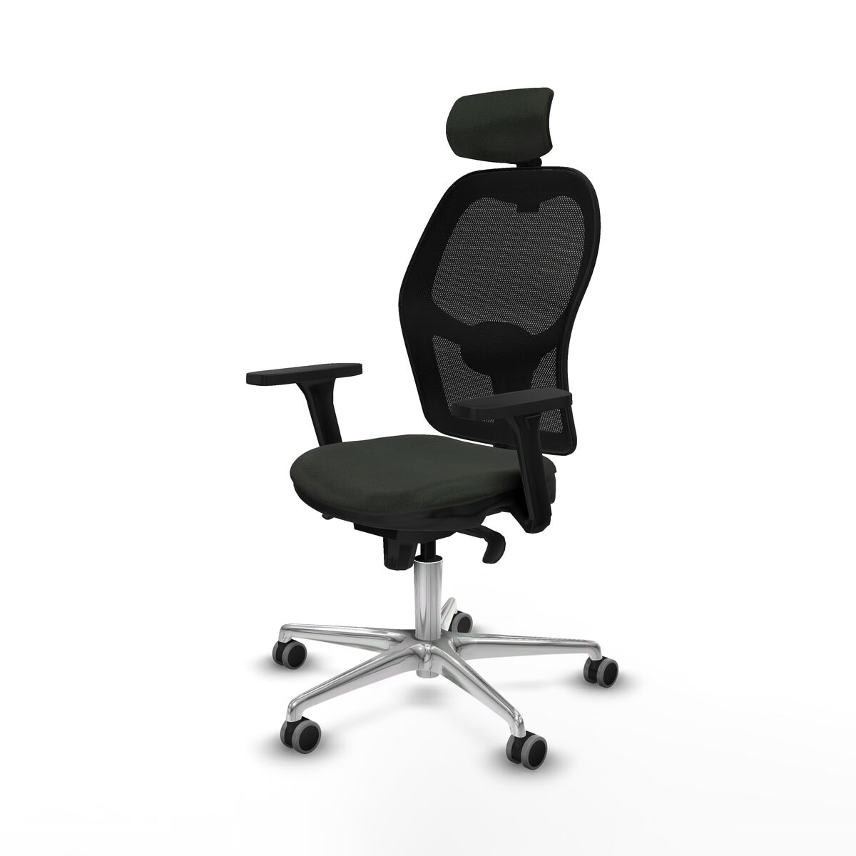 Silla de Oficina con Cabecero Jorquera Piqueras y Crespo 3D086G2 Negro