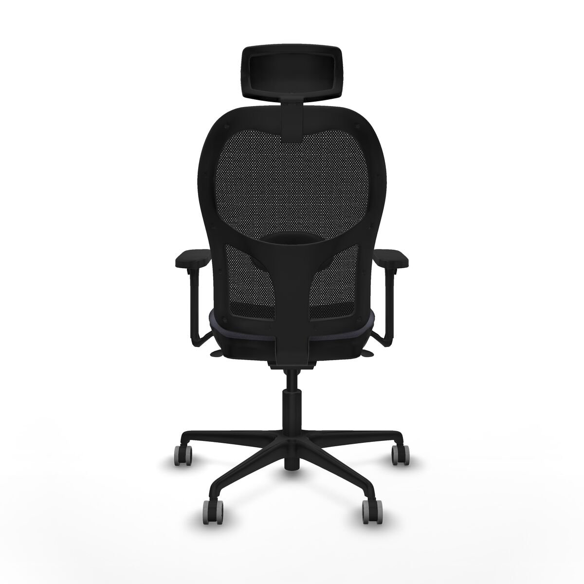 Silla de Oficina con Cabecero Jorquera Piqueras y Crespo 3D036G2 Gris oscuro