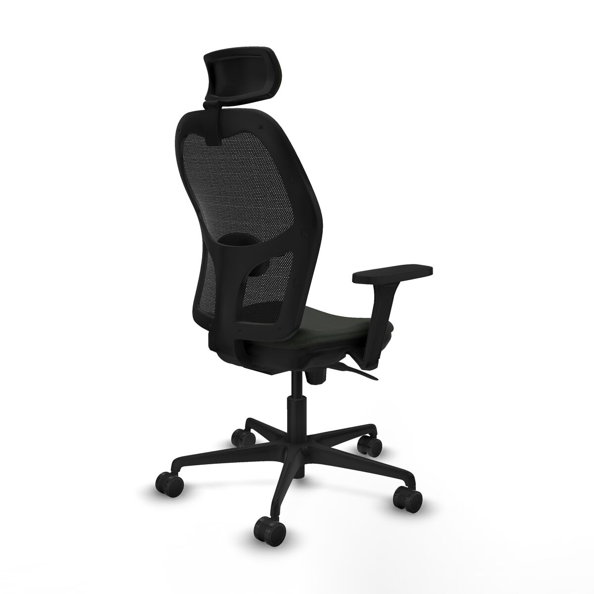 Silla de Oficina con Cabecero Jorquera Piqueras y Crespo 3D036N2 Negro