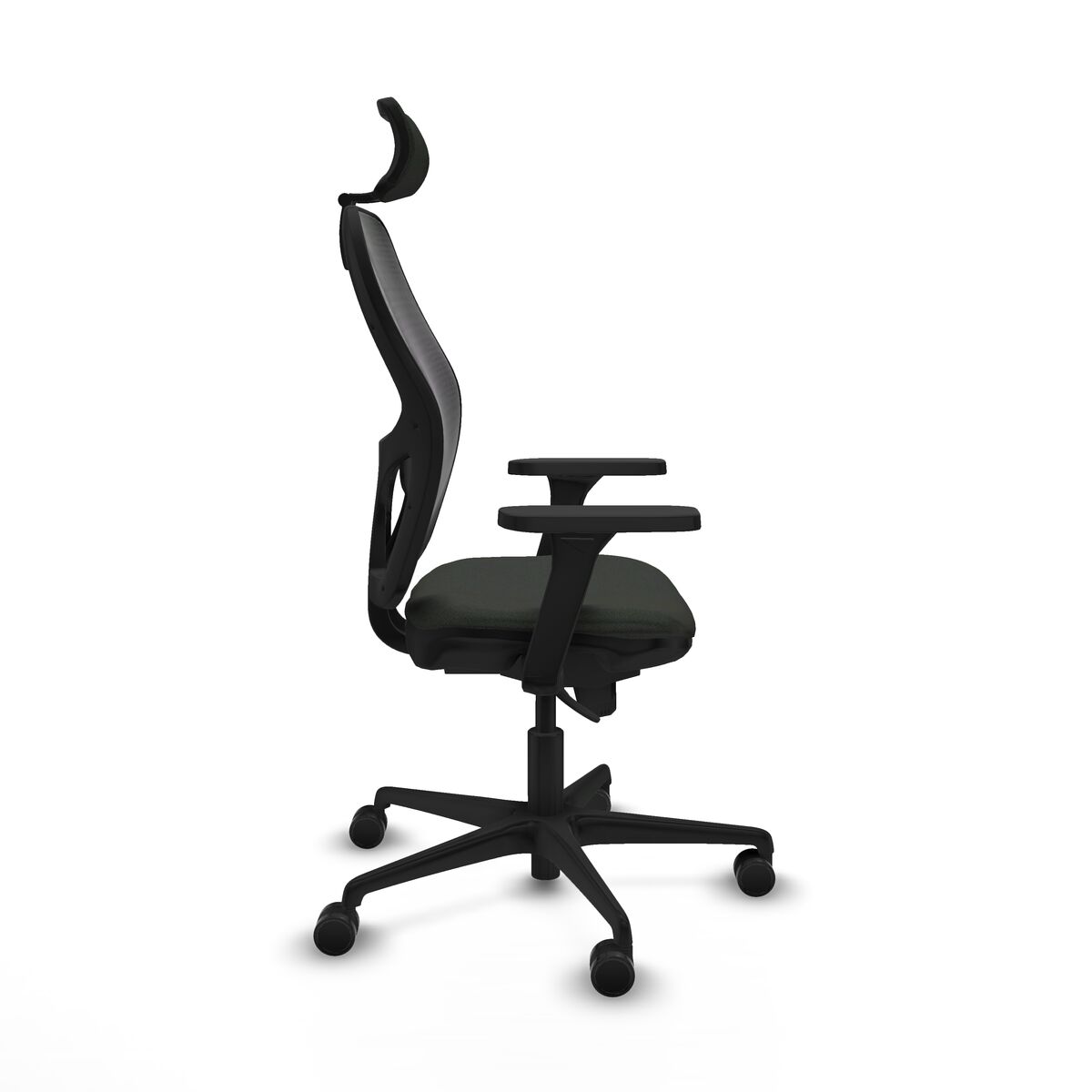 Silla de Oficina con Cabecero Jorquera Piqueras y Crespo 3D036N2 Negro