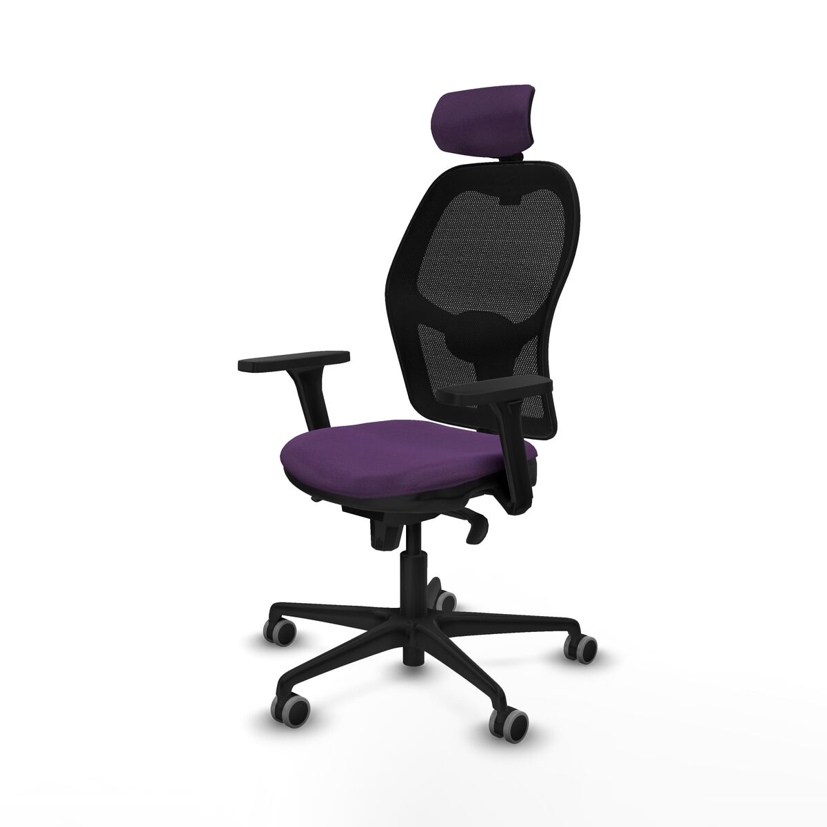 Silla de Oficina con Cabecero Jorquera Piqueras y Crespo 3D036G2 Morado