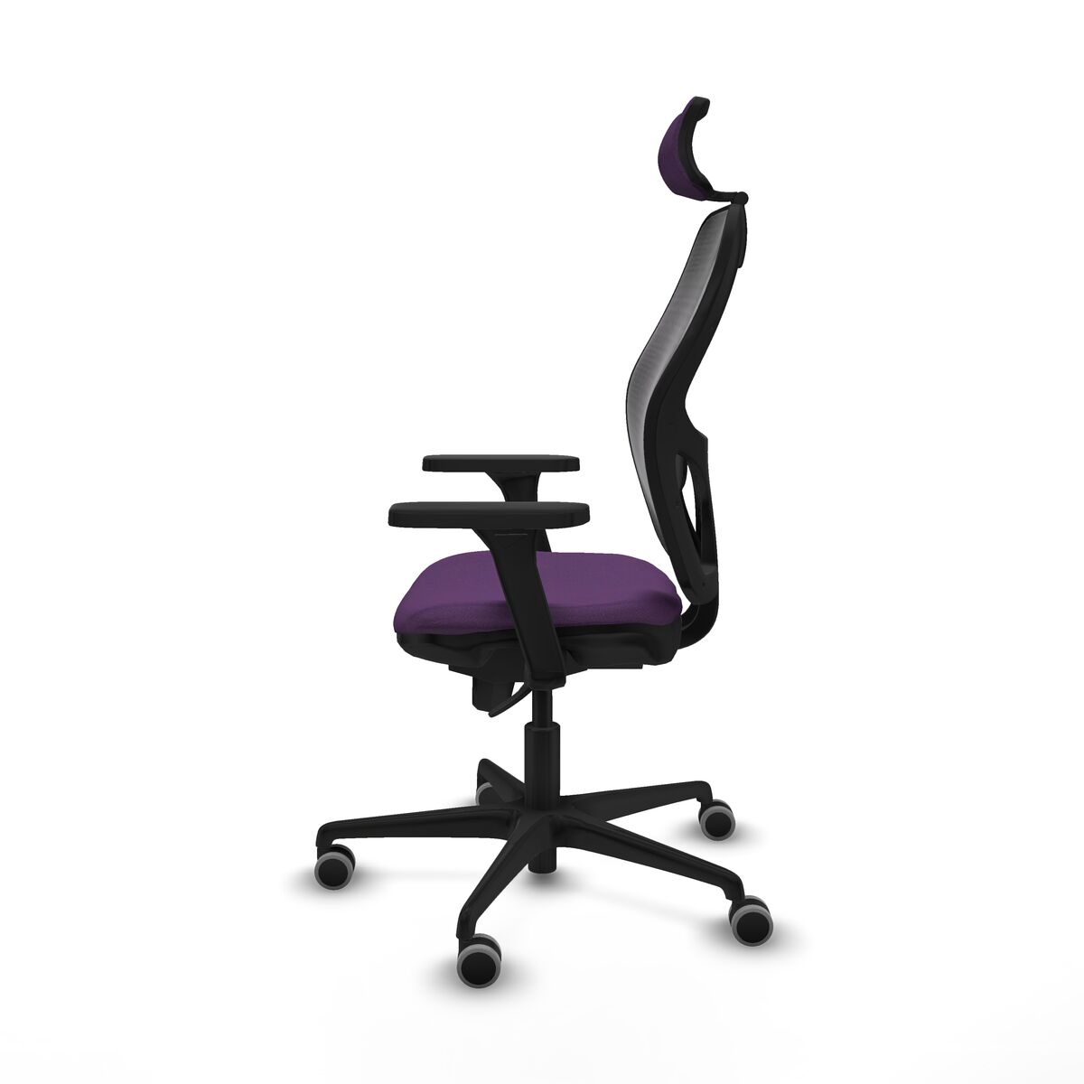 Silla de Oficina con Cabecero Jorquera Piqueras y Crespo 3D036G2 Morado