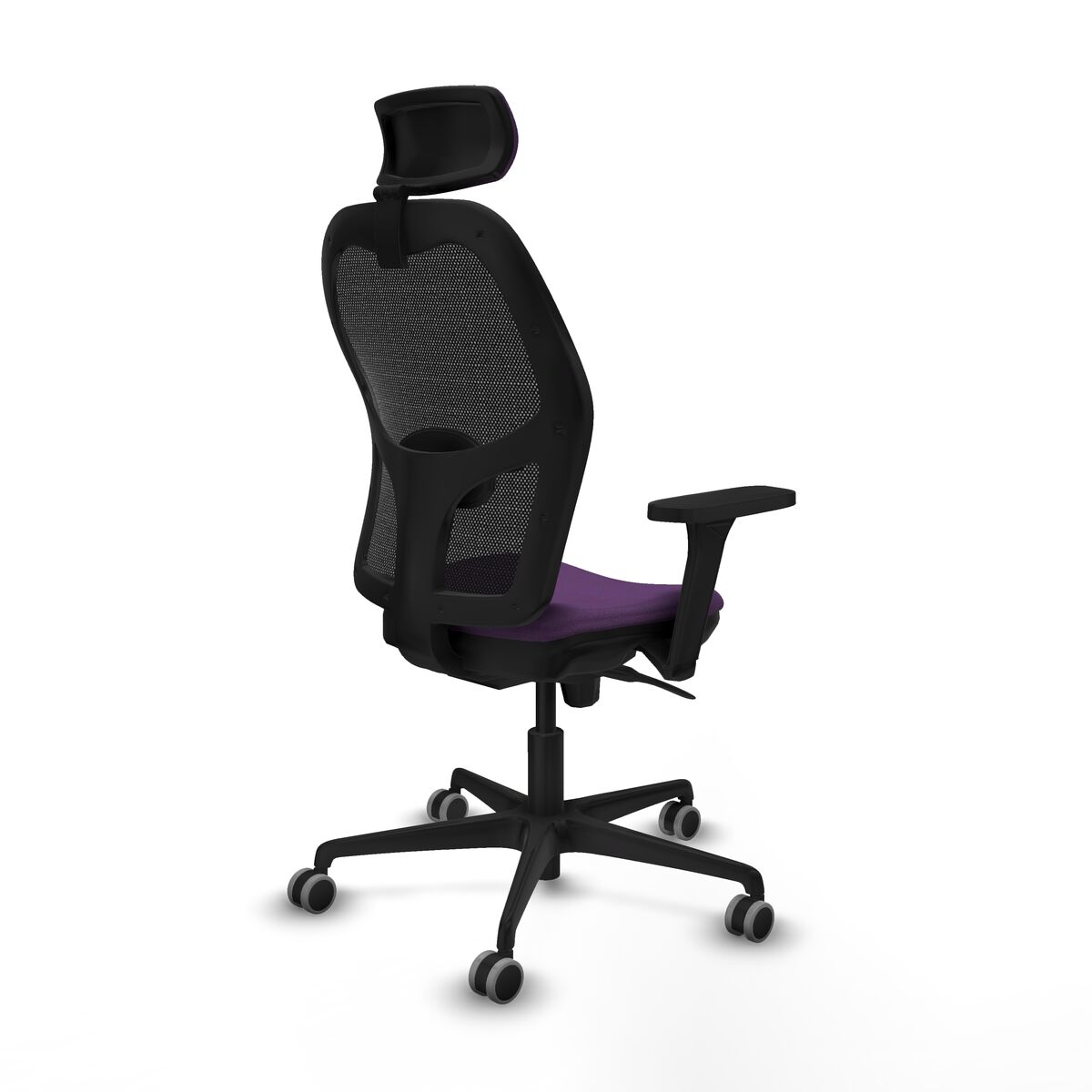 Silla de Oficina con Cabecero Jorquera Piqueras y Crespo 3D036G2 Morado