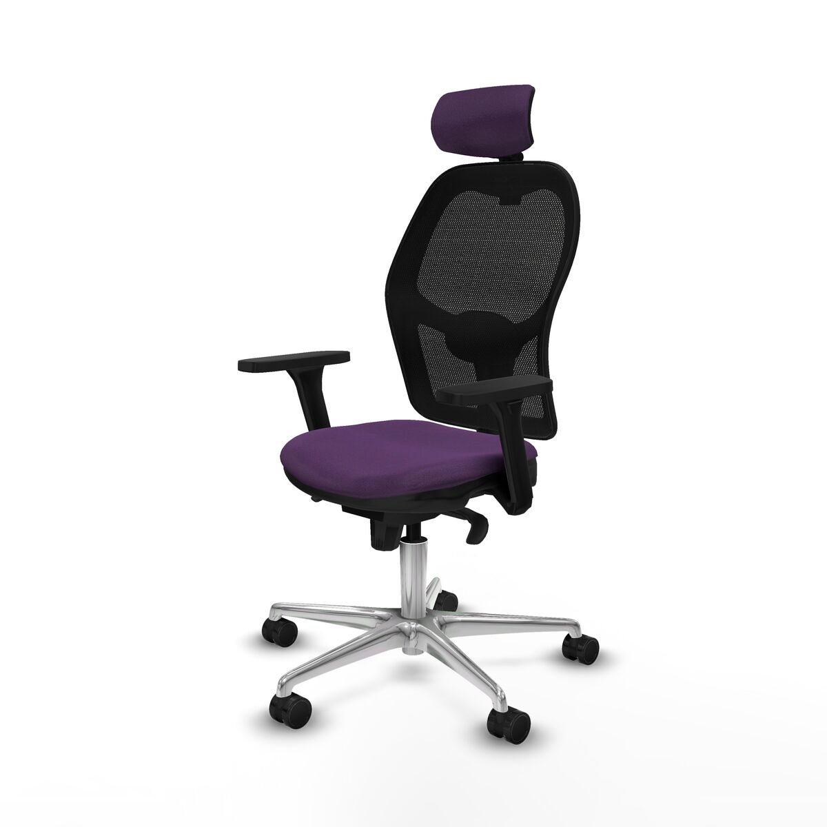 Silla de Oficina con Cabecero Jorquera Piqueras y Crespo 3D086N2 Morado