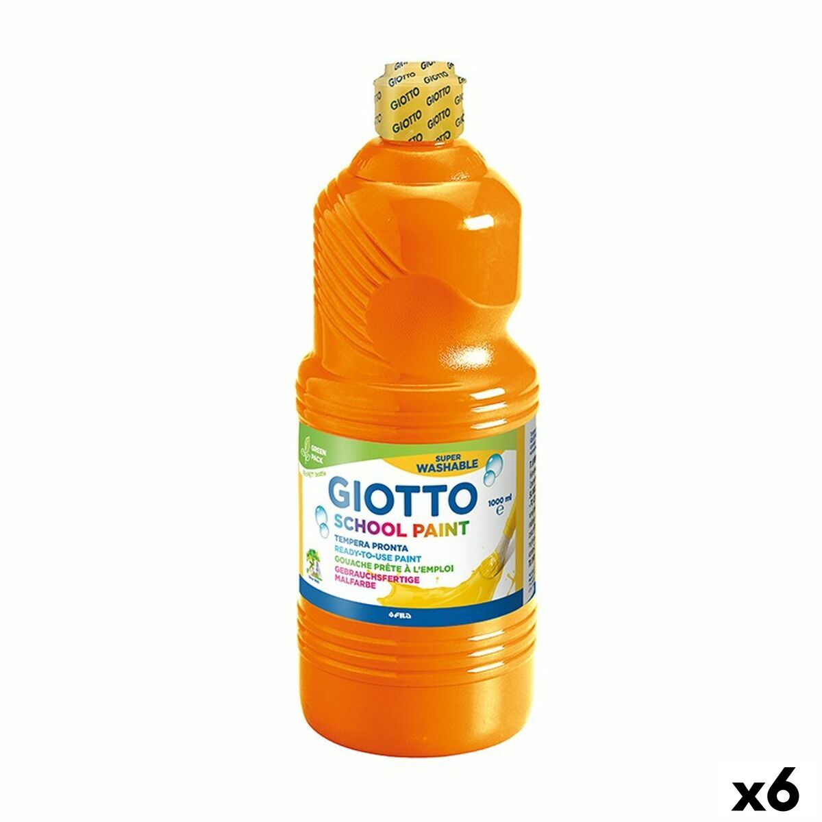 Témpera Giotto Naranja 1 L (6 Unidades)