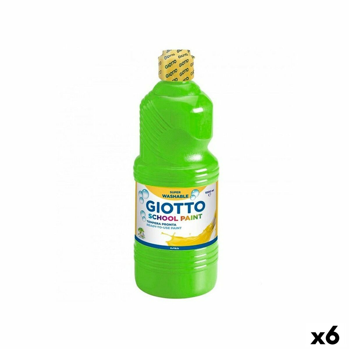 Pintura Giotto Verde 1 L (6 Unidades)
