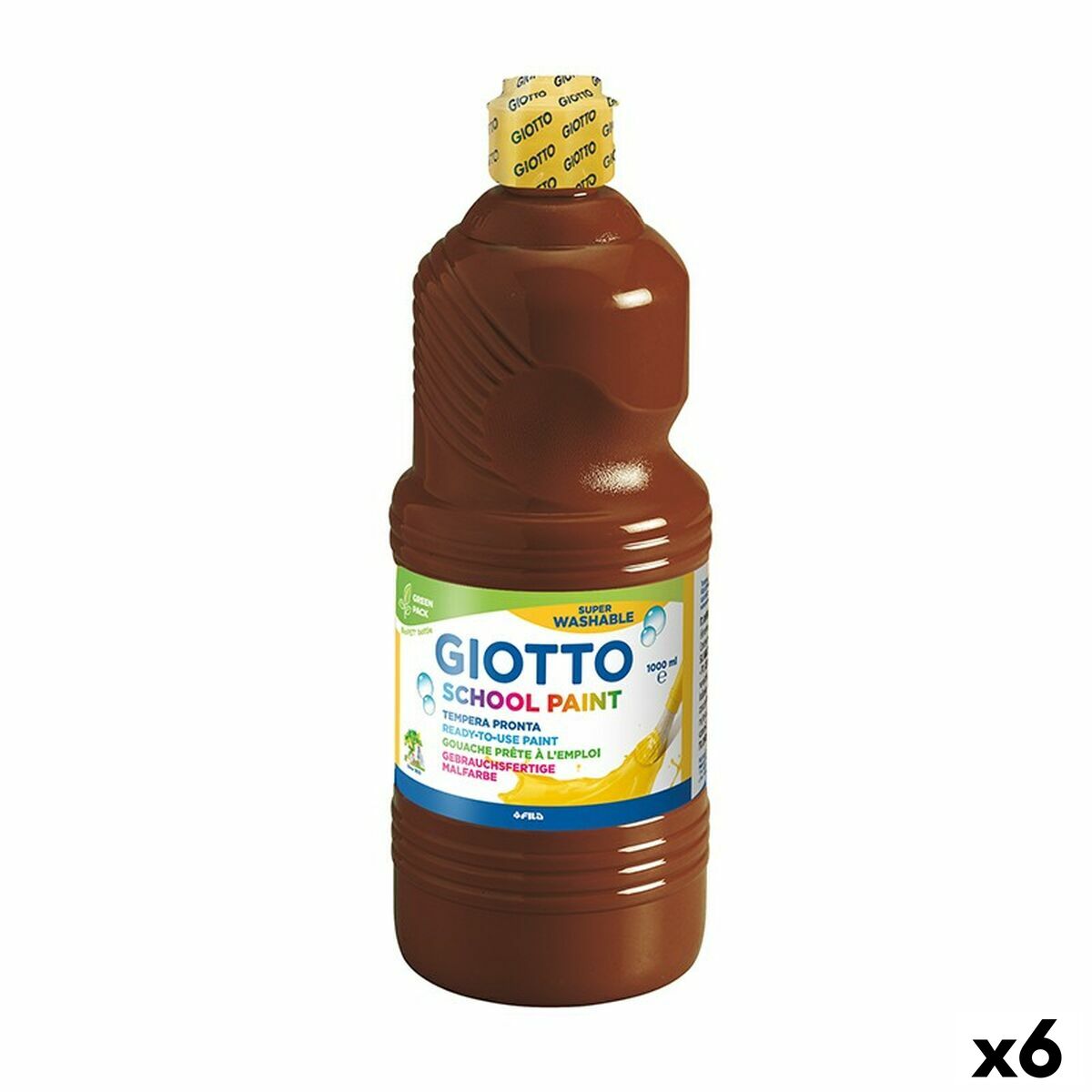 Témpera Giotto Marrón 1 L (6 Unidades)