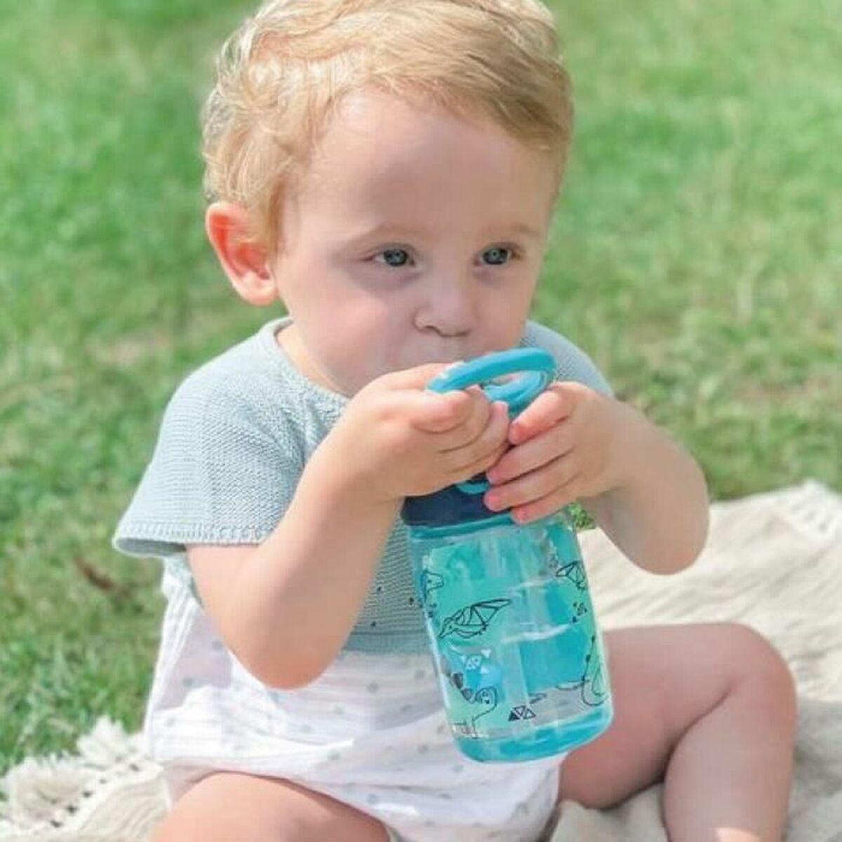 Vaso de Aprendizaje Nûby Azul 360 ml