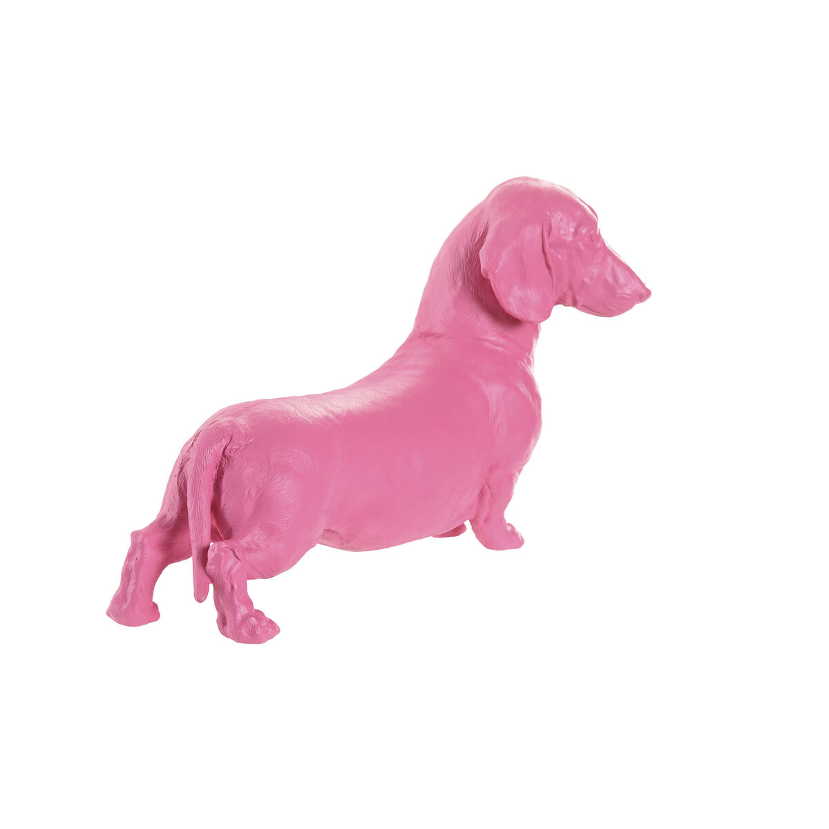Figura Decorativa Home ESPRIT Azul Rosa Perro 37 X 16,5 X 25 CM (2 Unidades)