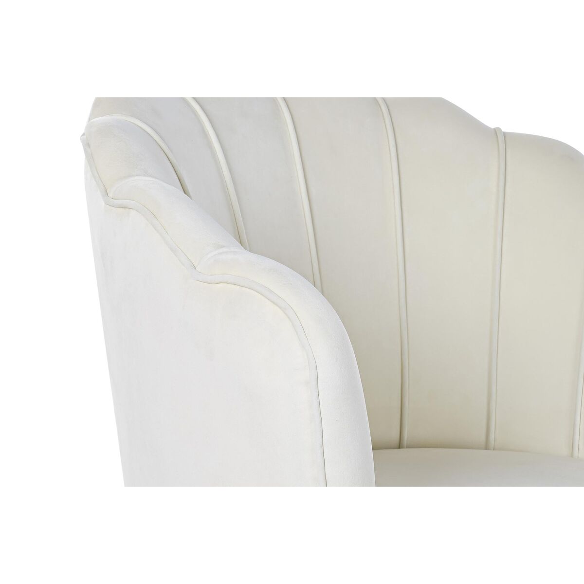 Sillón Home ESPRIT Crema 80 x 75 x 86 cm