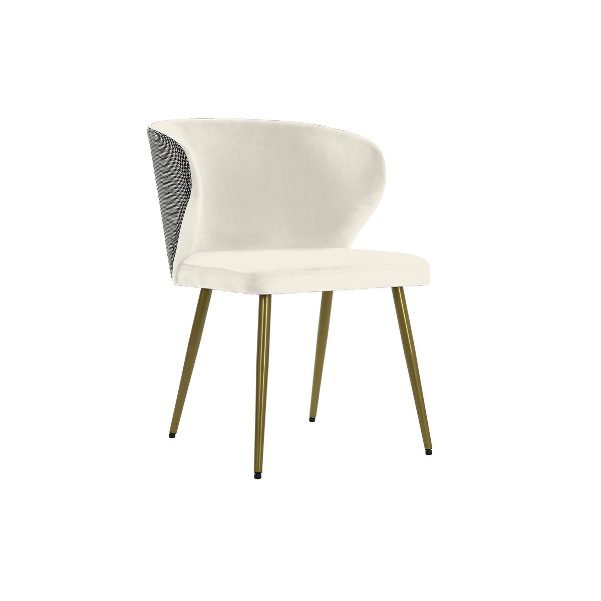 Silla de Oficina Home ESPRIT Blanco Negro