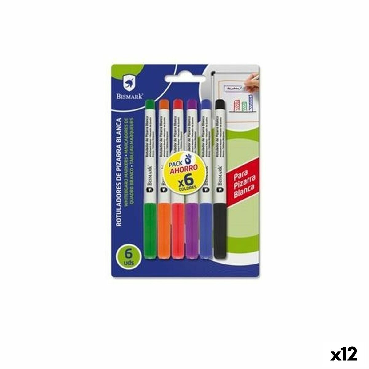 Set de Rotuladores Bismark 6 Piezas (12 Unidades)