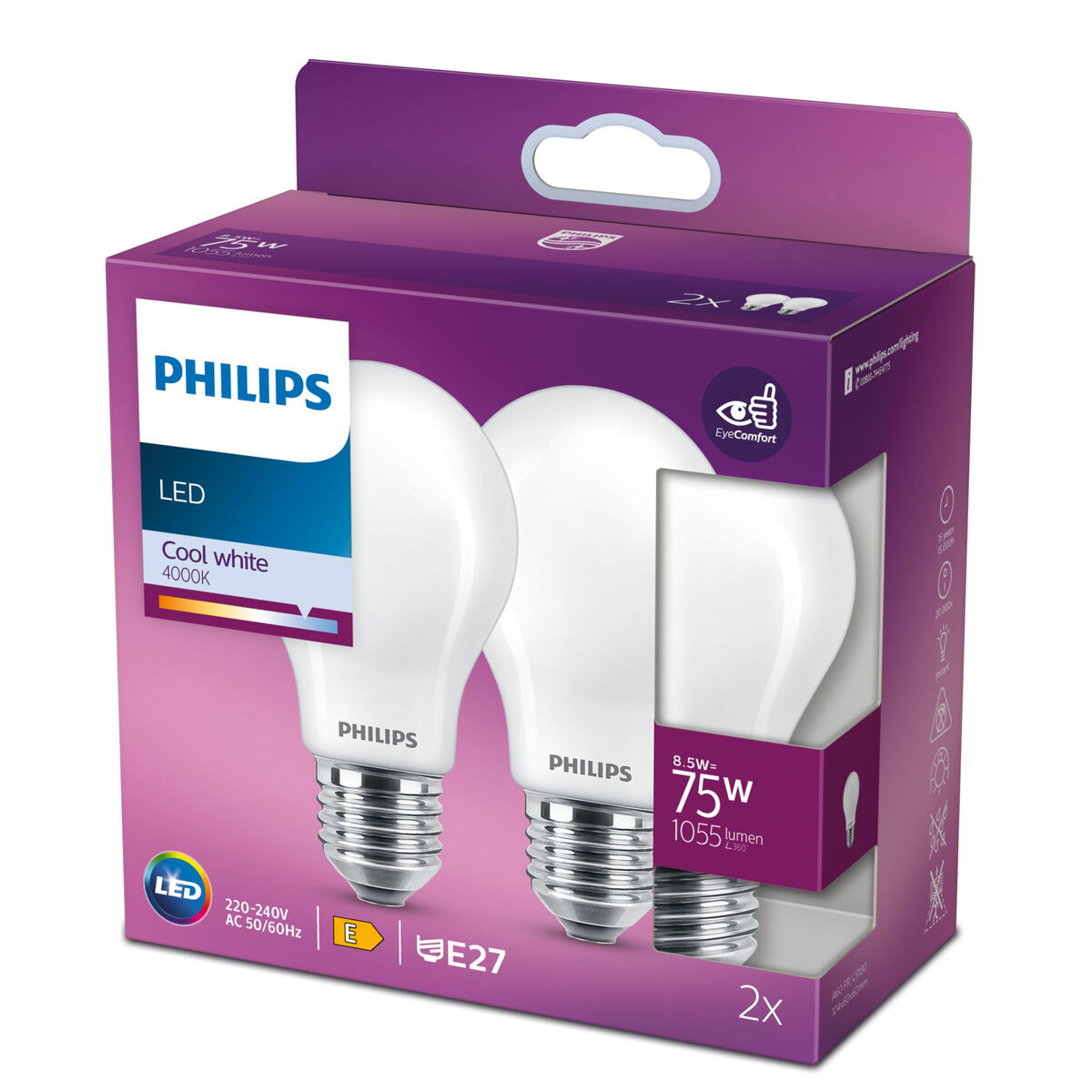 Bombilla LED Philips 75 W E A++ (4000 K)