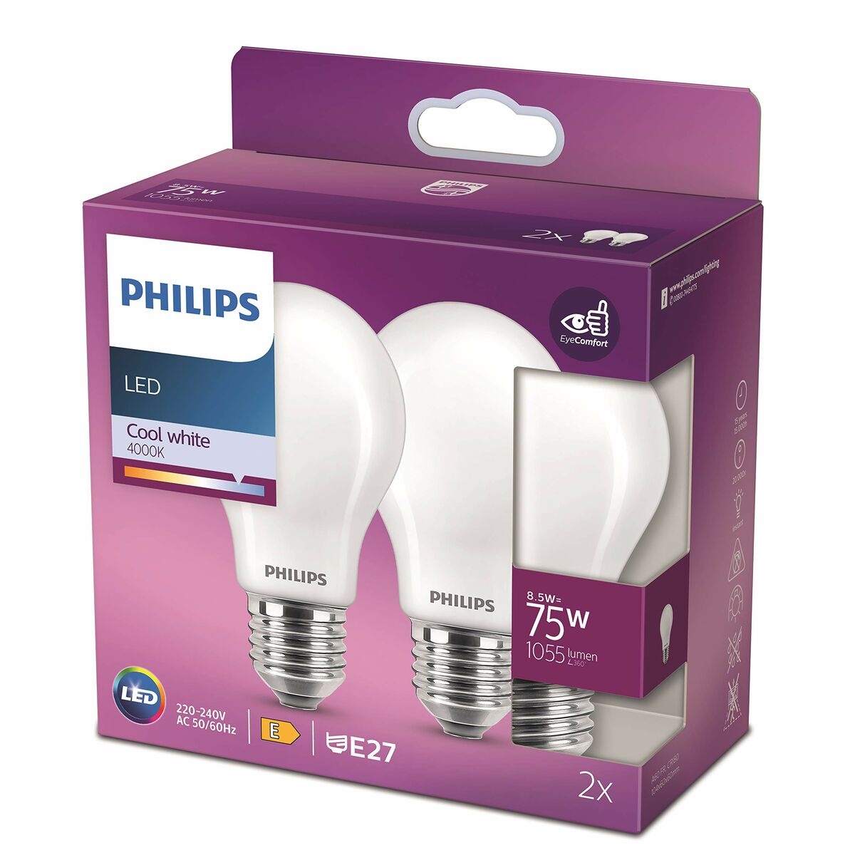 Bombilla LED Philips 75 W E A++ (4000 K)