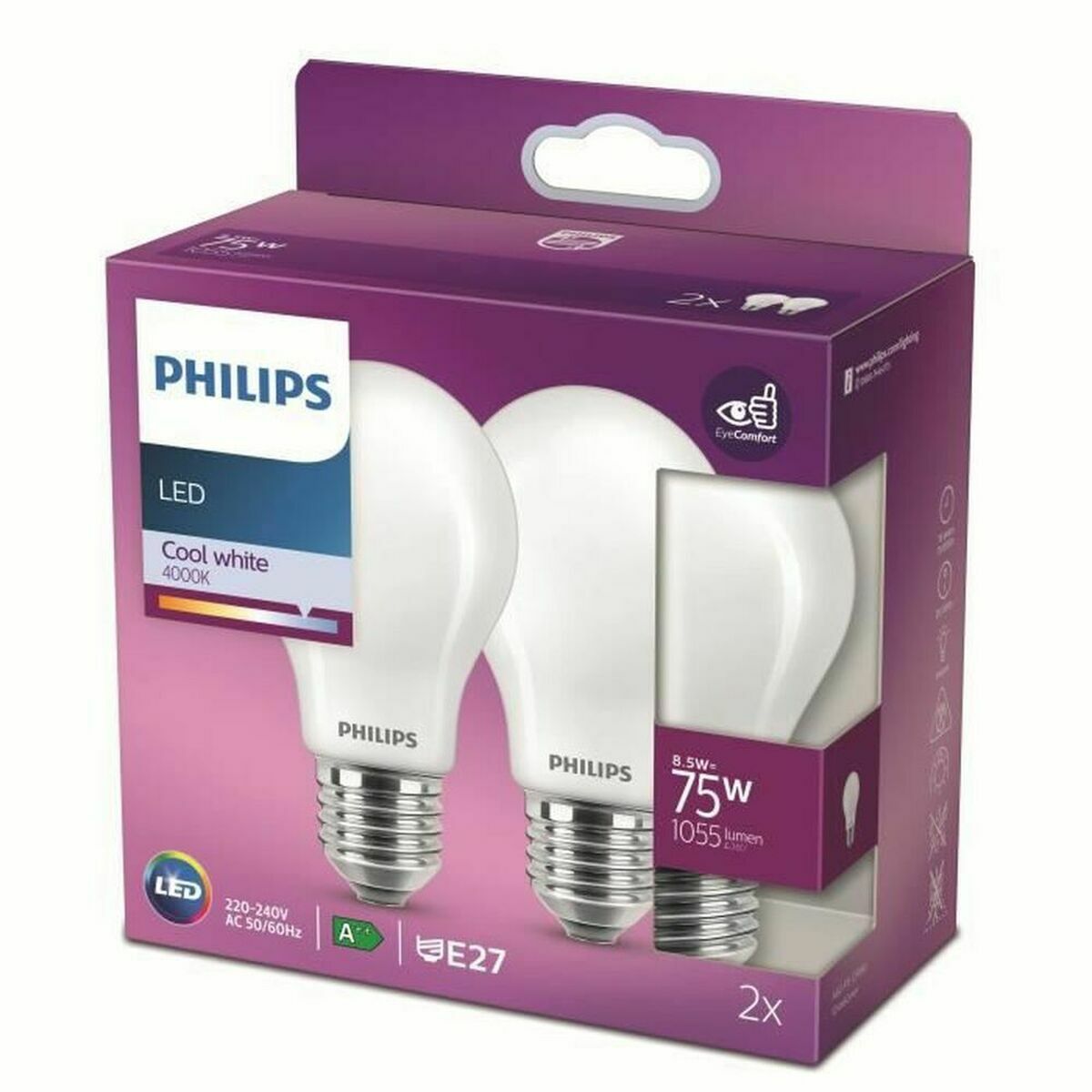 Bombilla LED Philips 75 W E A++ (4000 K)