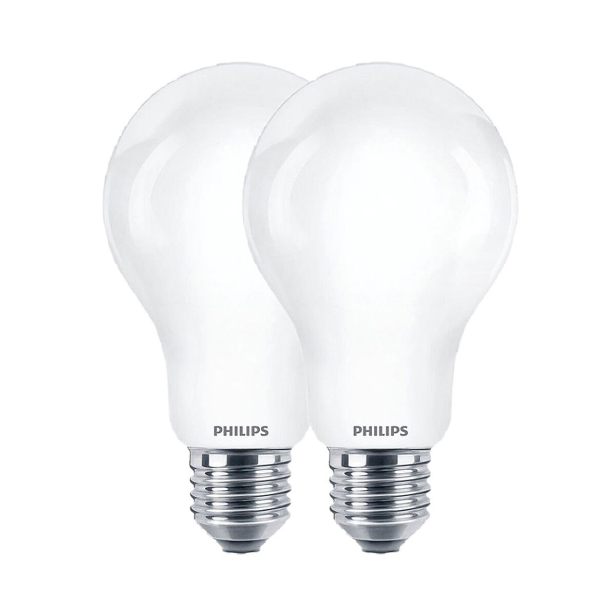Bombilla LED Philips 100 W Blanco D A++ E27 2 Unidades (2700 K)