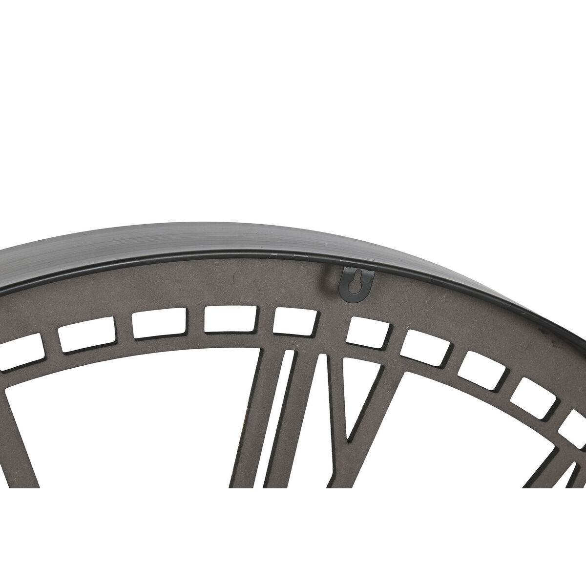 Reloj de Pared Home ESPRIT Negro Dorado Metal Cristal 100 x 9 x 100 cm