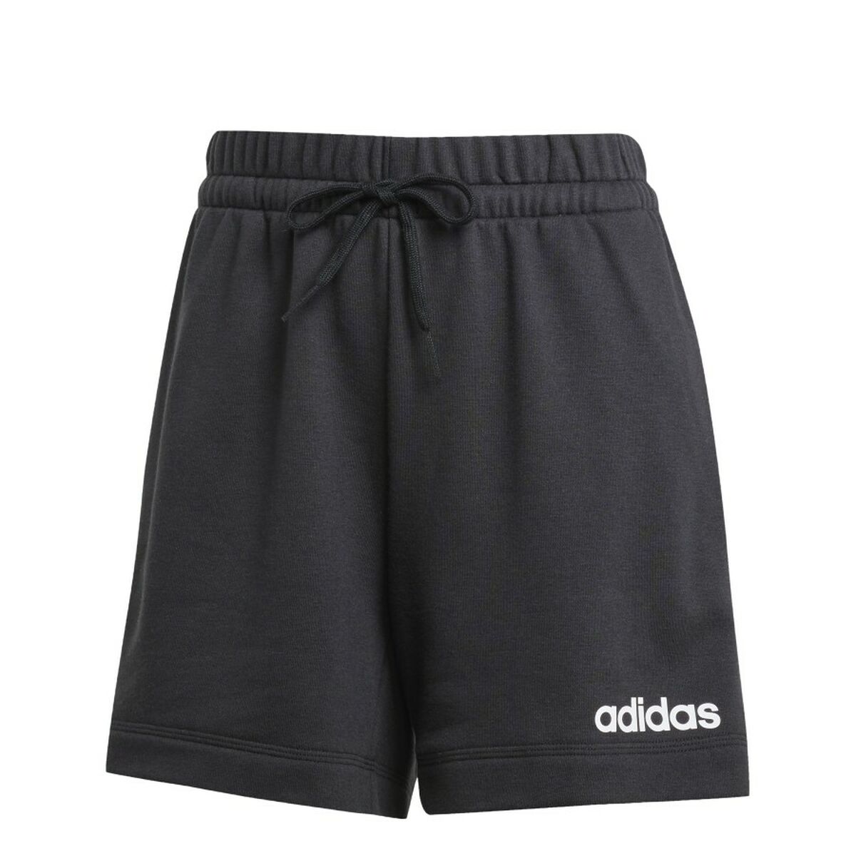 Pantalones Cortos Deportivos para Mujer Adidas W LIN FT SHO JG8639 Negro