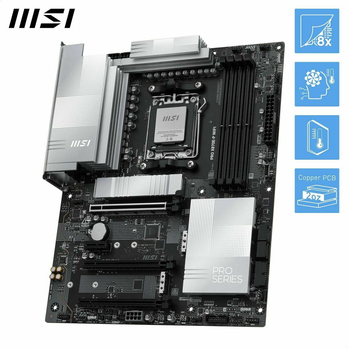 Placa Base MSI 911-7E70-002 AMD X870E AMD AM5